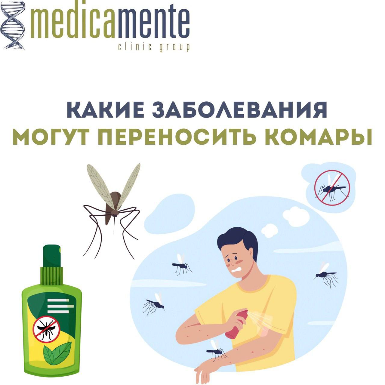 Какие болезни могут переносить комары